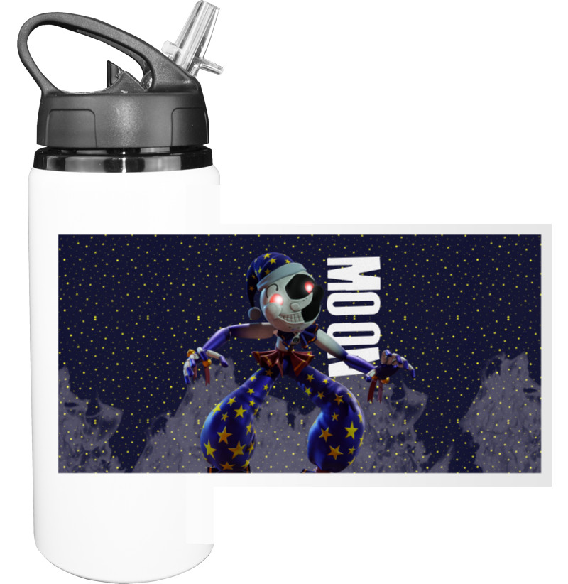 Sport Water Bottle - FNAF - Five Nights at Freddy's - Moon - Mfest