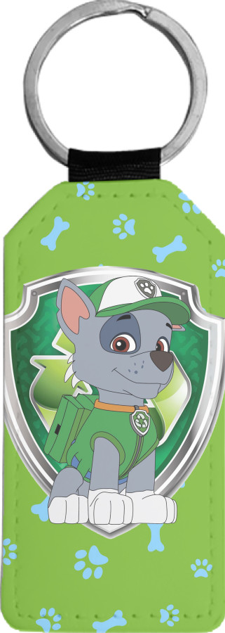 Rectangular Keychain - Rocky Paw Patrol - Mfest