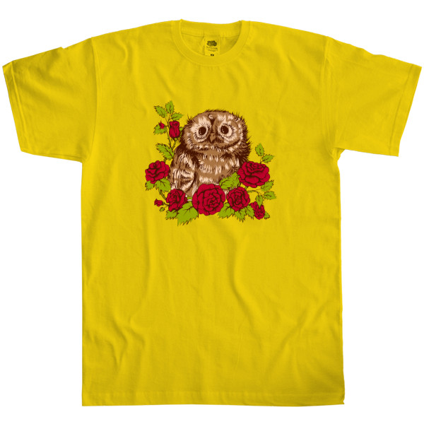 Men's T-Shirt Fruit of the loom - Owl - Mfest