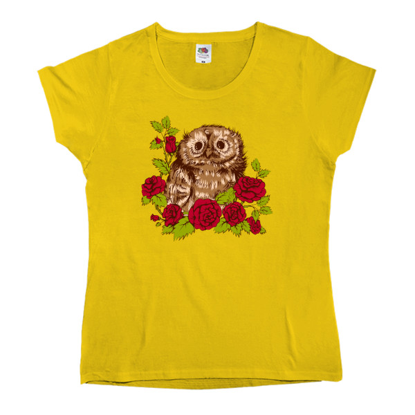 Women's T-shirt Fruit of the loom - Owl - Mfest