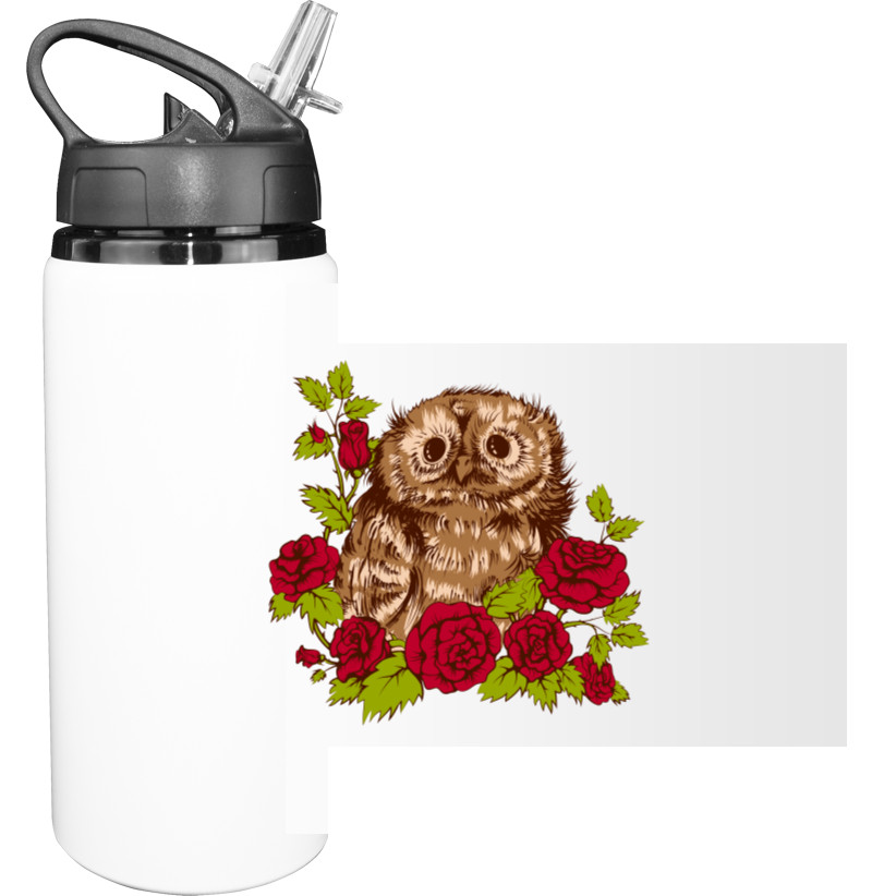 Sport Water Bottle - Owl - Mfest