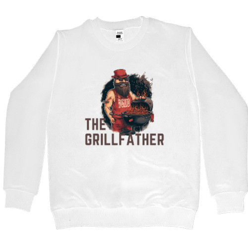 Men’s Premium Sweatshirt - The Grillfather BBQ dad - Mfest