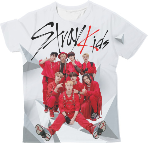 Man's T-shirt 3D - Stray Kids - Mfest