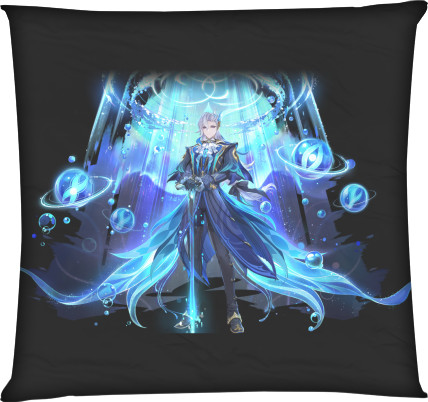 Square Throw Pillow - Neuvillette 4 - Mfest