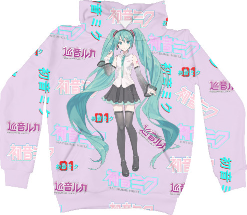 Kids' Hoodie 3D - Hatsune Miku - Mfest