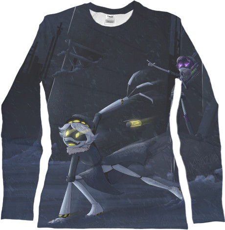 Women's Longsleeve Shirt 3D - Murder Drones - Mfest