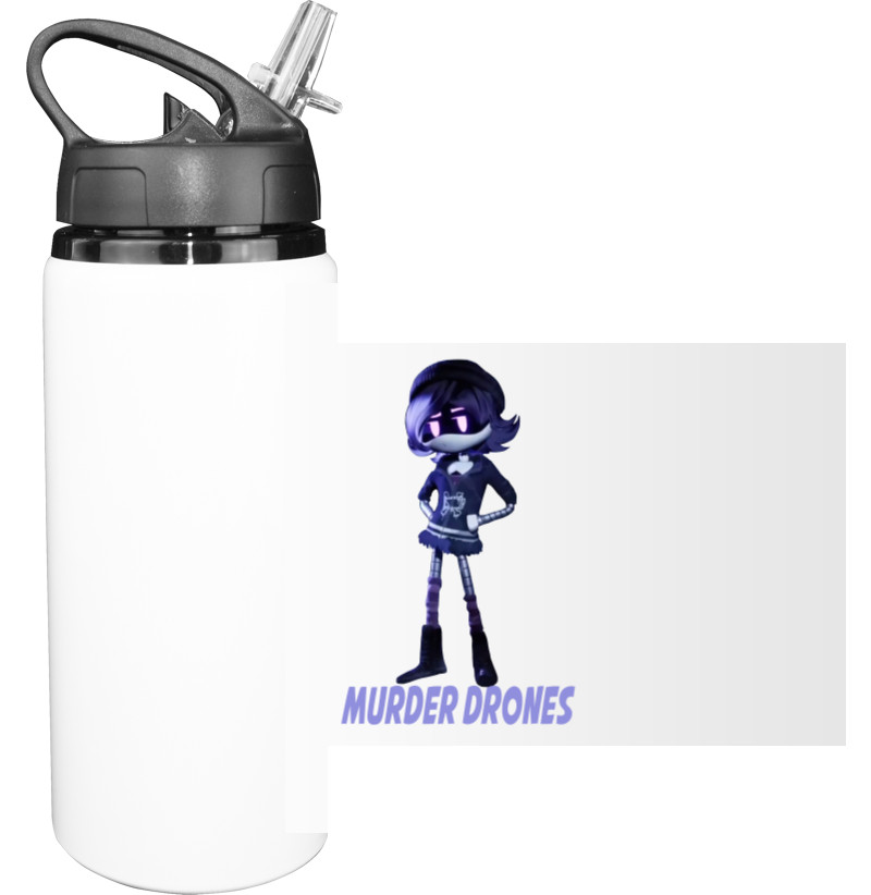 Sport Water Bottle - Uzi Murder Drone - Mfest