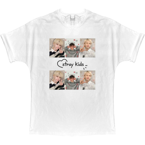 T-shirt Oversize - KPop Stray kids - Mfest