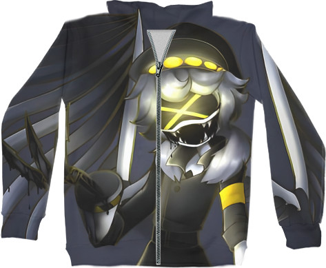 Kids' Zip-through Hoodie 3D - Murder Drones 2 - Mfest