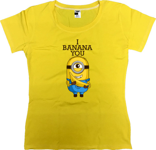 Women's Premium T-Shirt - I banana you - Mfest