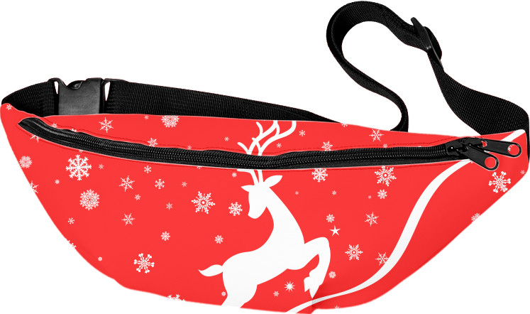 Fanny Pack 3D - Christmas deer - Mfest