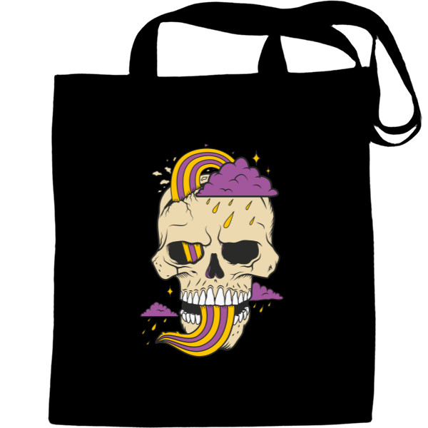 Tote Bag -  Skull with cloud - Mfest