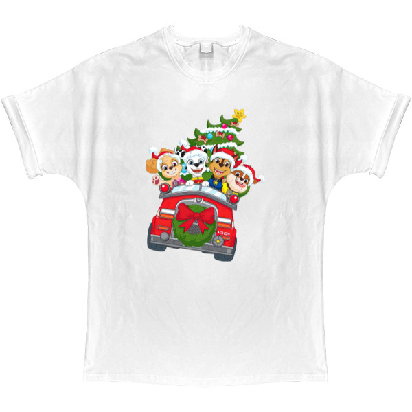 T-shirt Oversize - New Year's PAW Patrol - Mfest