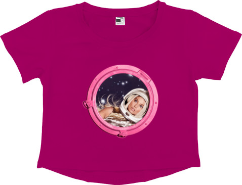 Women's Cropped Premium T-Shirt - Barbie 12 - Mfest