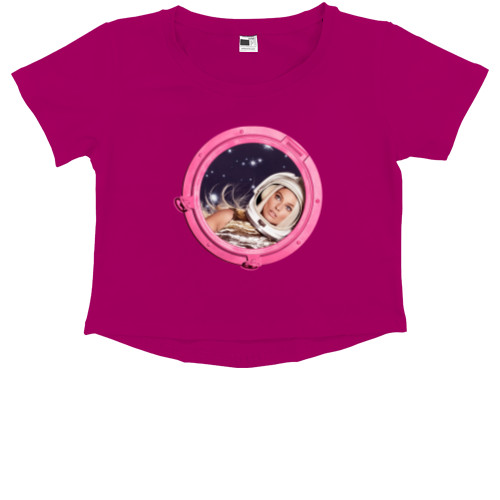 Kids' Premium Cropped T-Shirt - Barbie 12 - Mfest