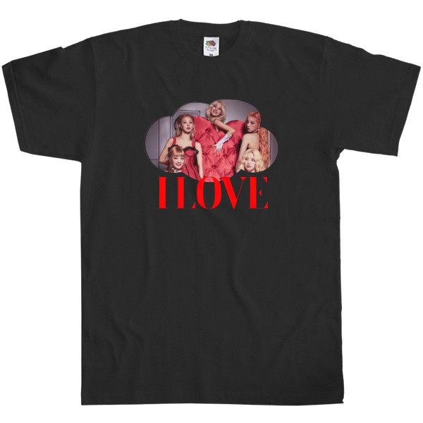 Kids' T-Shirt Fruit of the loom - (G)I-DLE I LOVE - Mfest