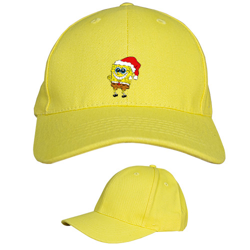 Kids' Baseball Cap 6-panel - SpongeBob in a Christmas hat - Mfest