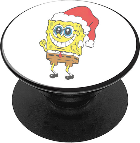 PopSocket - SpongeBob in a Christmas hat - Mfest