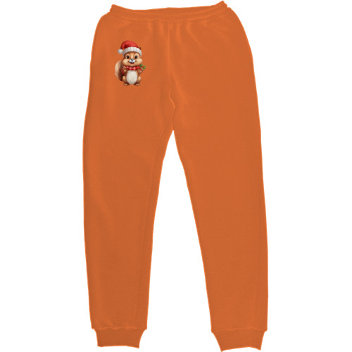 Men's Sweatpants -  New Year's squirrel - Mfest