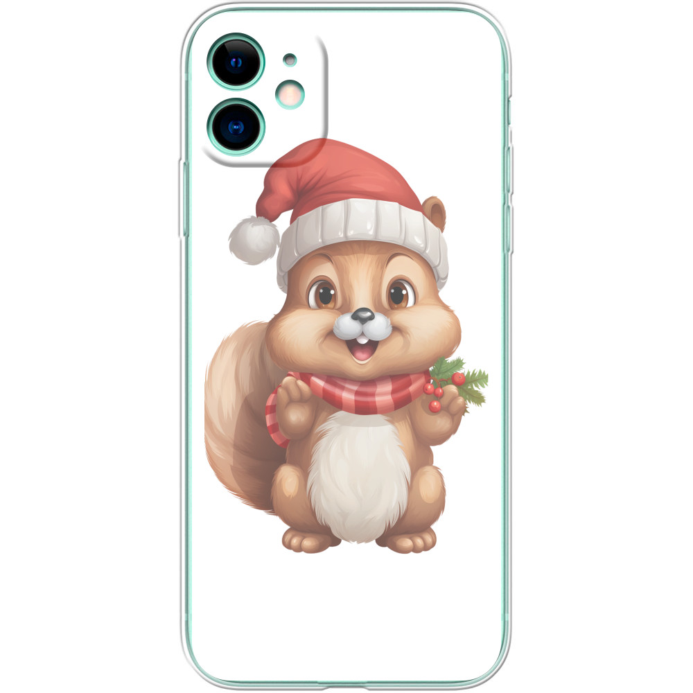 iPhone Case -  New Year's squirrel - Mfest