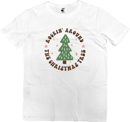 Men’s Premium T-Shirt - Rockin Around The Christmas - Mfest