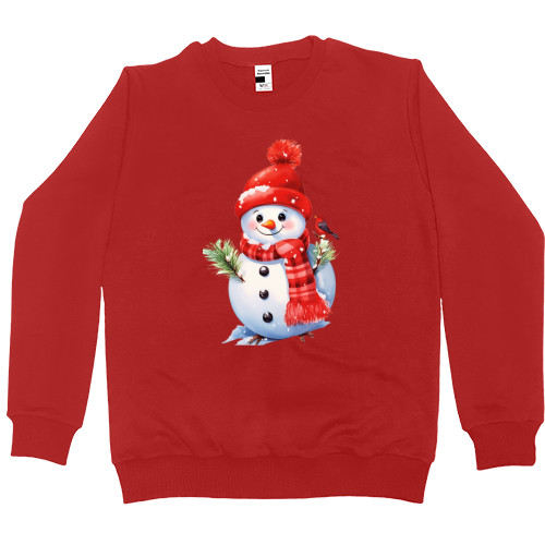 Women's Premium Sweatshirt -  Snowman - Mfest