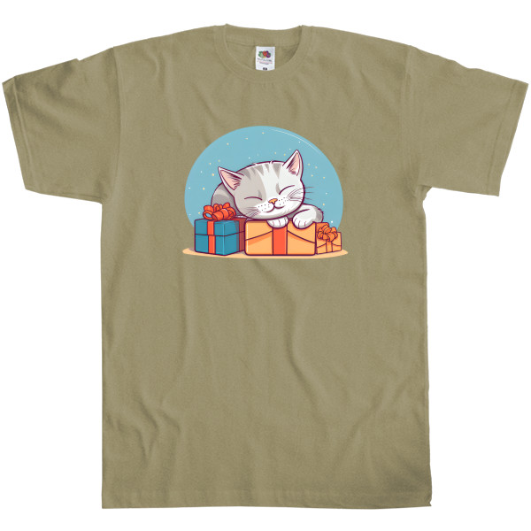 Men's T-Shirt Fruit of the loom - Gift Cat - Mfest