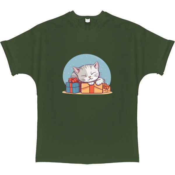 T-shirt Oversize - Gift Cat - Mfest