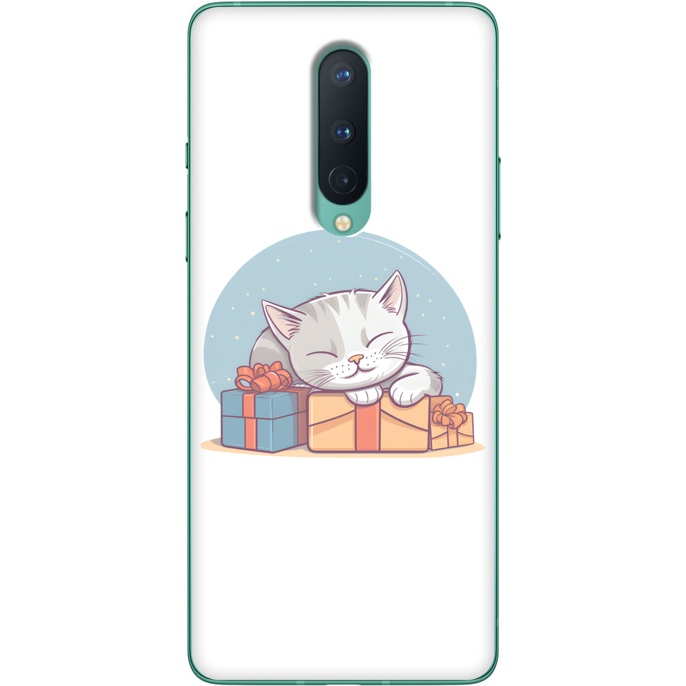 Чехол OnePlus - Gift Cat - Mfest