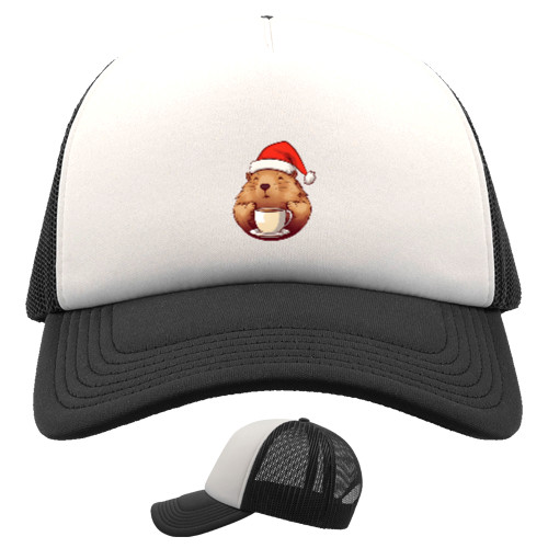 Kids' Trucker Cap - Capybara and Cocoa - Mfest