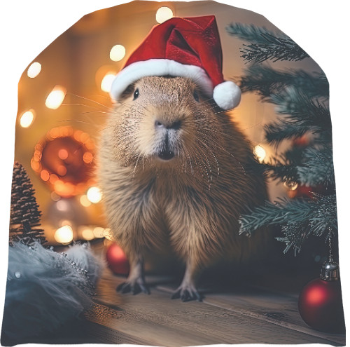 Hat 3D - New Year's capybara - Mfest