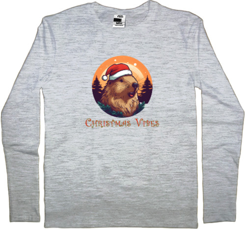 Men's Longsleeve Shirt - Christmas Vibes - Mfest