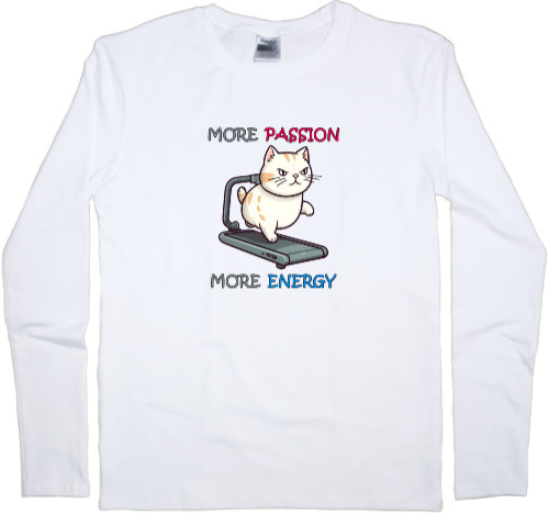 Kids' Longsleeve Shirt - Fitness Cat - Mfest