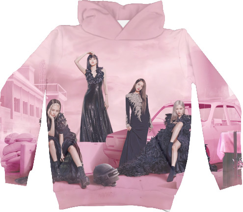 Kids' Hoodie 3D - Blackpink  - Mfest