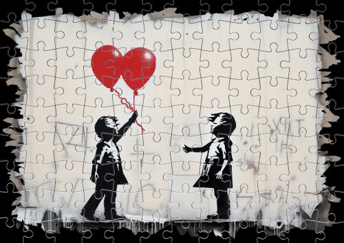 Banksy painting