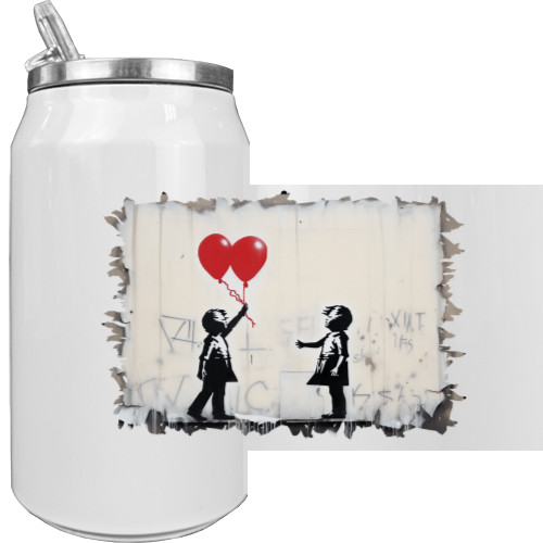 Aluminum Can - Banksy painting - Mfest