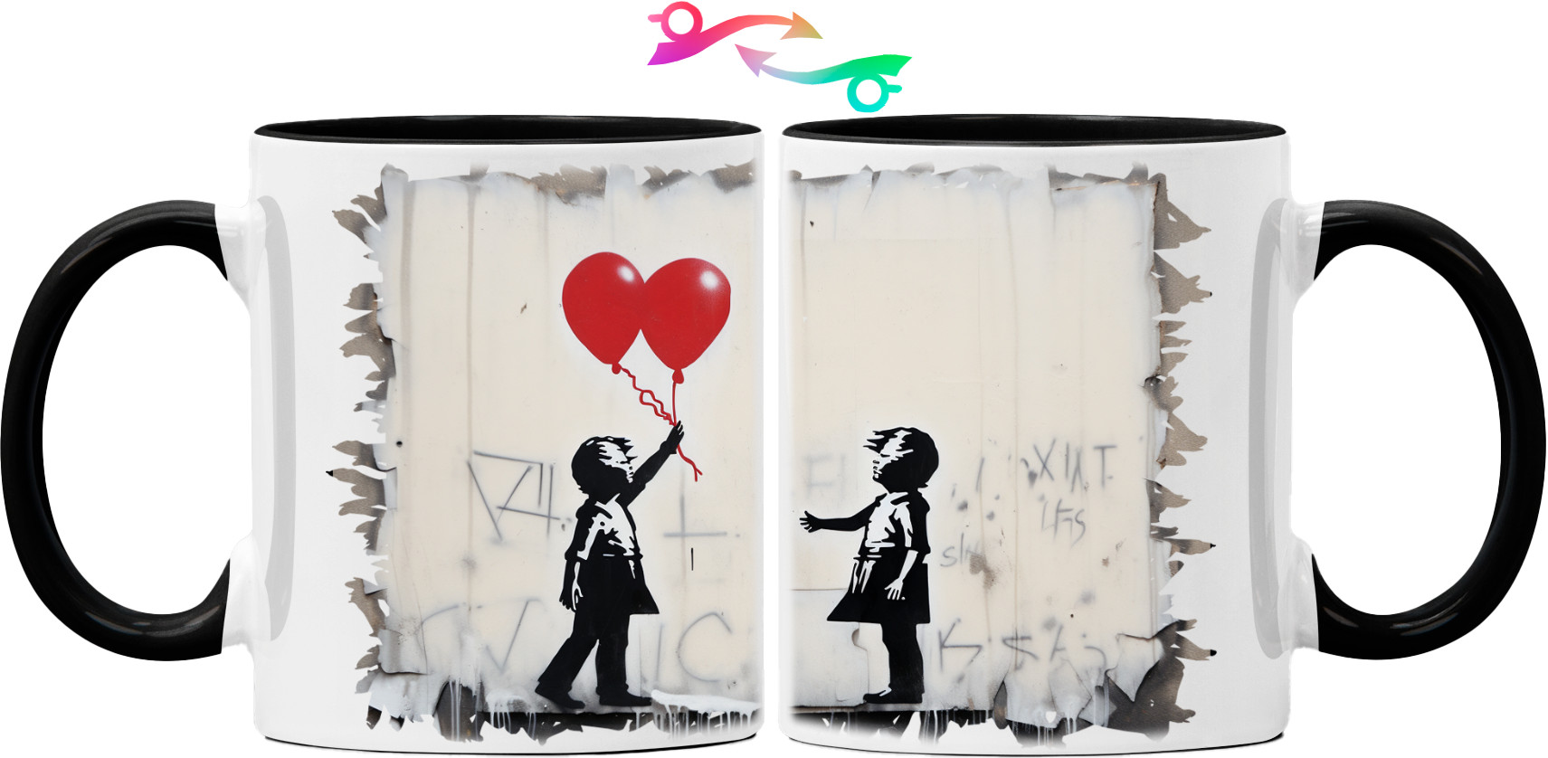 Mug - Banksy painting - Mfest