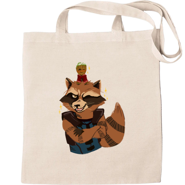 Tote Bag - Groot and Rocket - Mfest