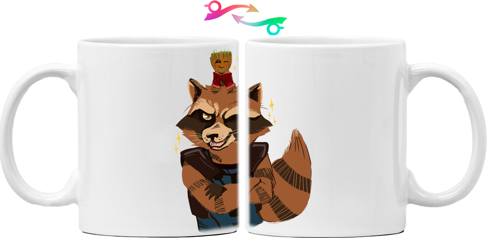 Mug - Groot and Rocket - Mfest