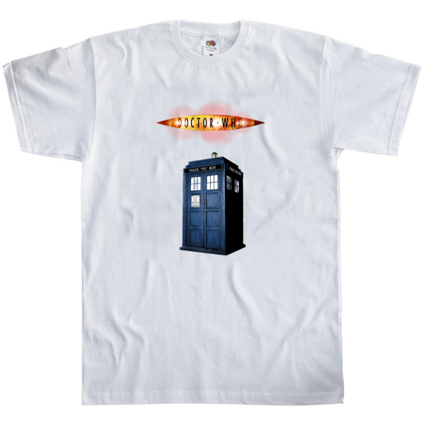 Doctor Who Logo + Tardis