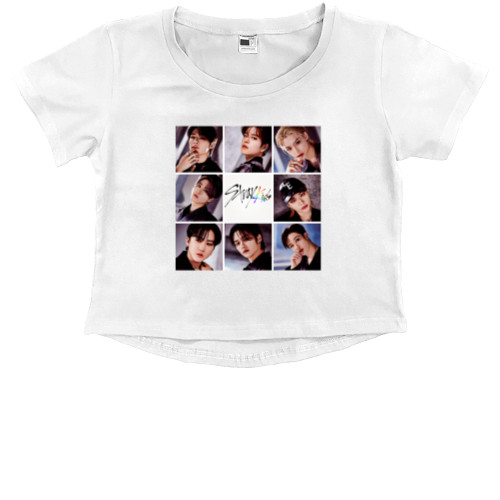 Kids' Premium Cropped T-Shirt -  SKZ 2 - Mfest