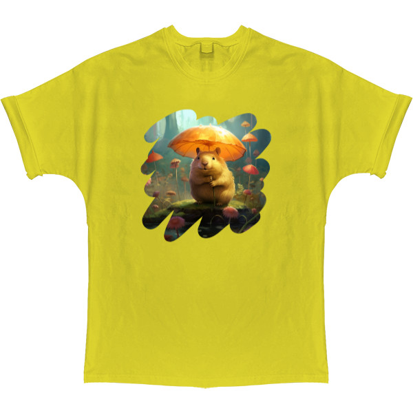 T-shirt Oversize - Cute capybara - Mfest