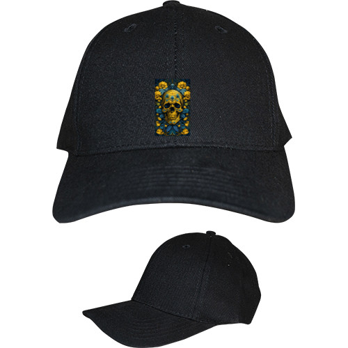 Kids' Baseball Cap 6-panel - Череп Вінтажний 1 - Mfest