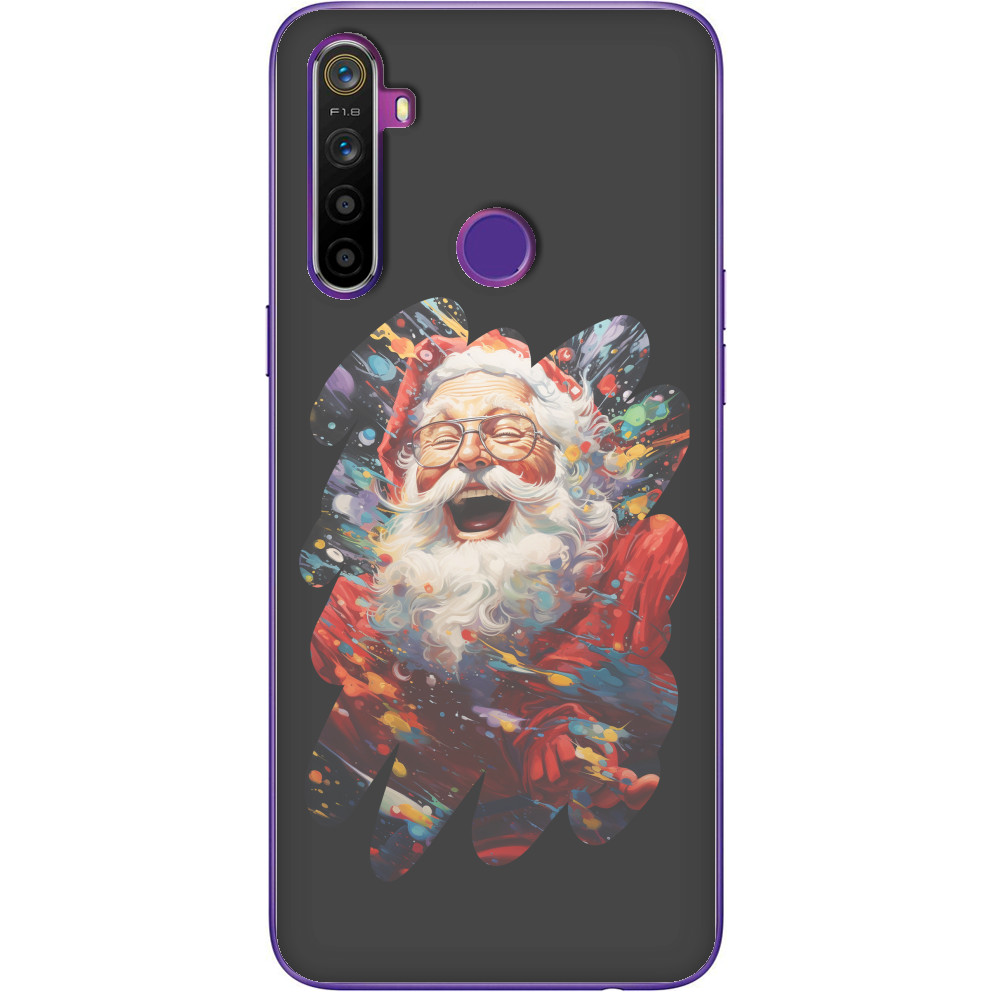 Чехол Realme -  Cheerful Santa Claus - Mfest