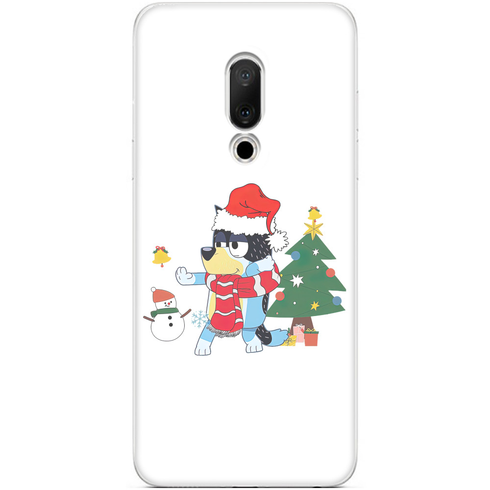 Чехол Meizu - Blueys Dad And Funny Family Merry Christmas - Mfest