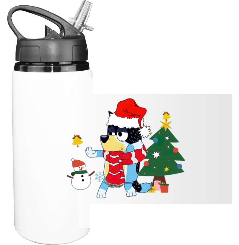 Sport Water Bottle - Blueys Dad And Funny Family Merry Christmas - Mfest