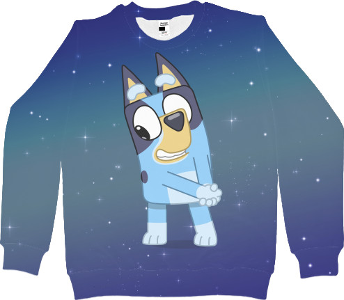 Women's Sweatshirt 3D - Bluey - Mfest