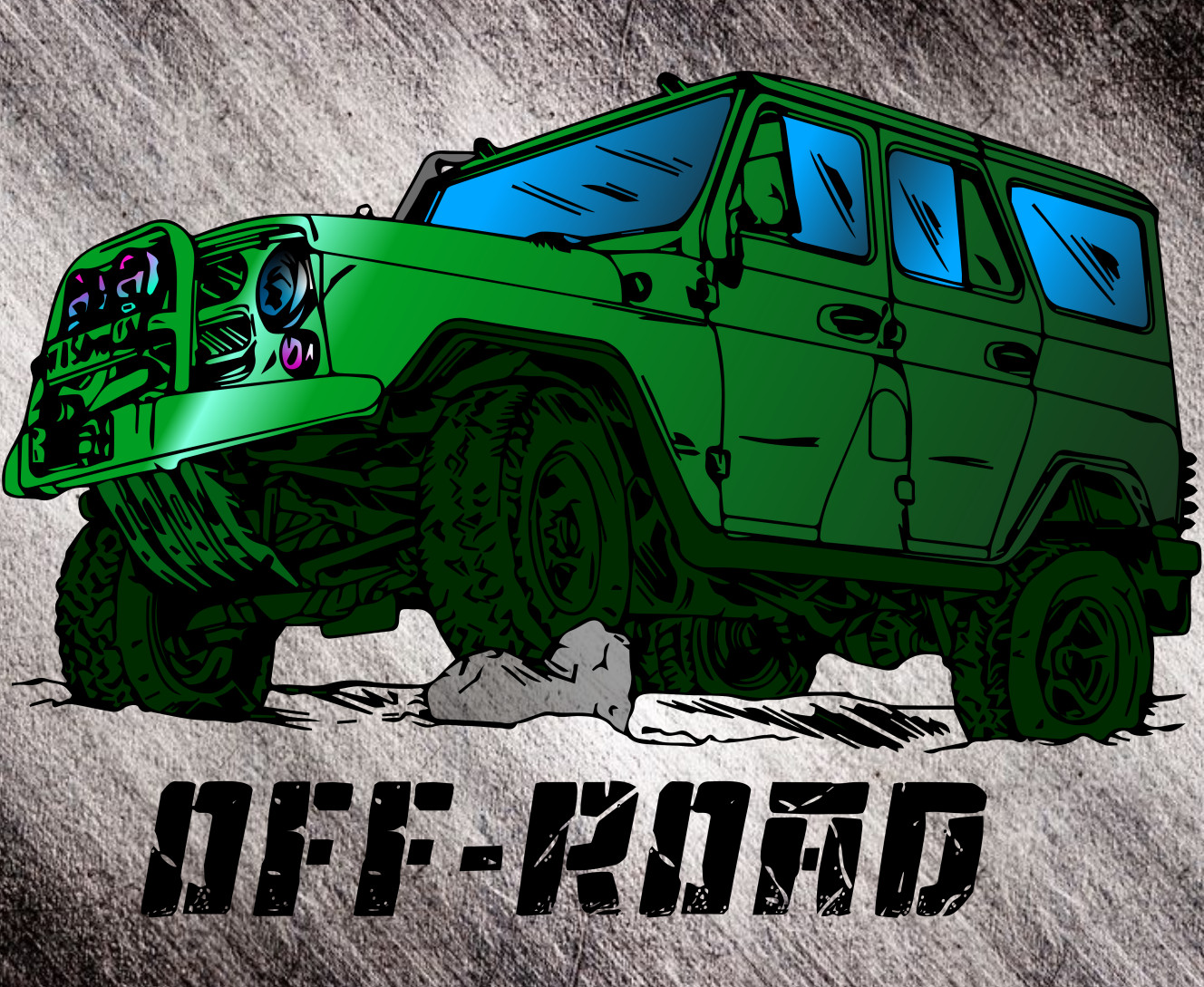 Mouse Pad - Ваз хантер Off-road - Mfest