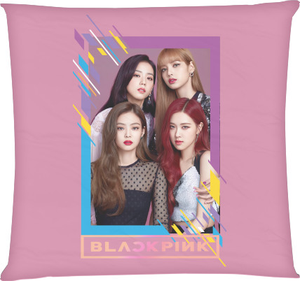 Square Throw Pillow - Blackpink - Mfest