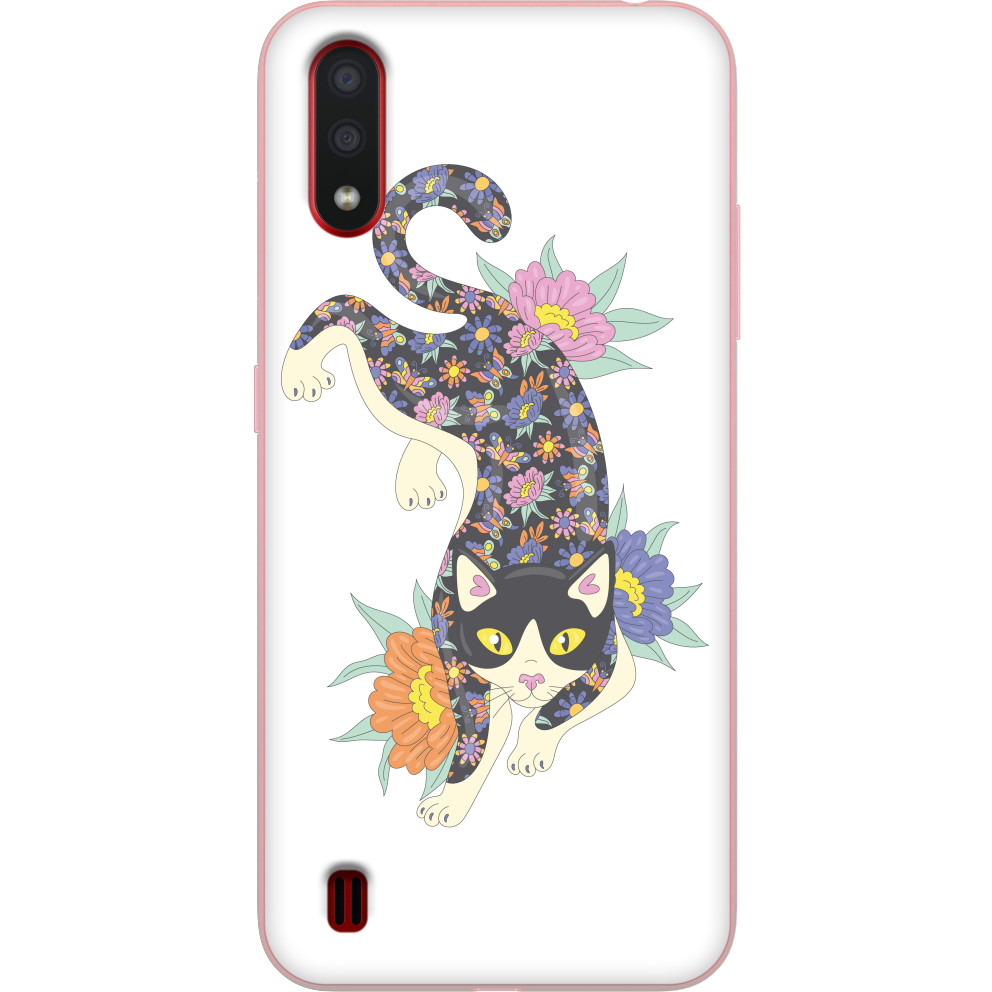 Чехол Samsung -  Art cat - Mfest